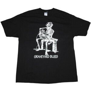 Vintage 1997 John Lee Hooker Graveyard Blues Fashion Victim T-shirt XL 1990s